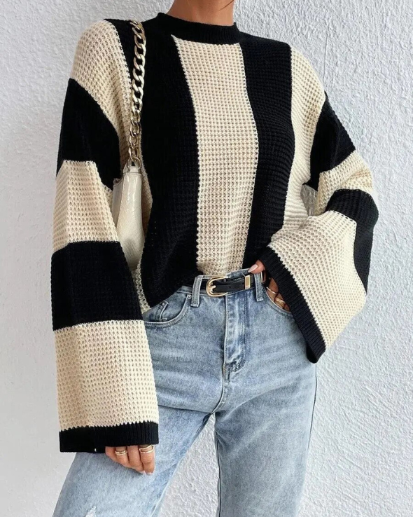 Casual striped sweater