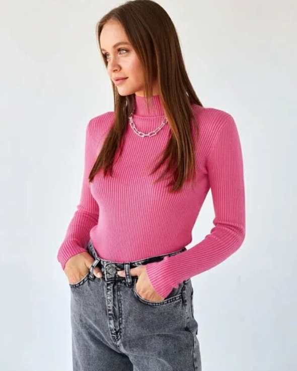 Modern turtleneck sweater