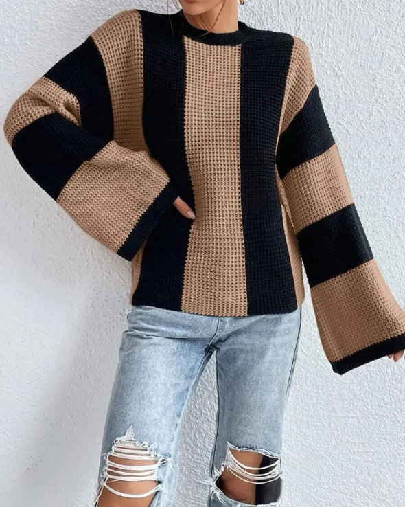 Casual striped sweater