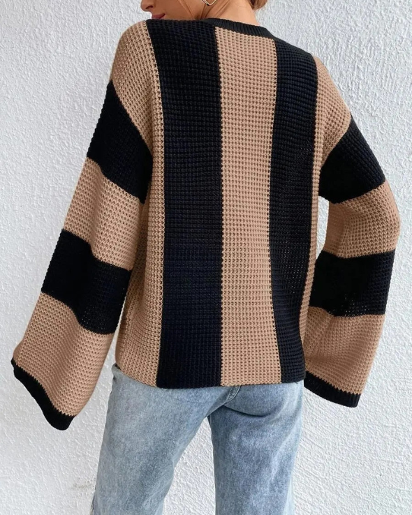 Casual striped sweater