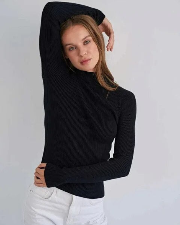 Modern turtleneck sweater