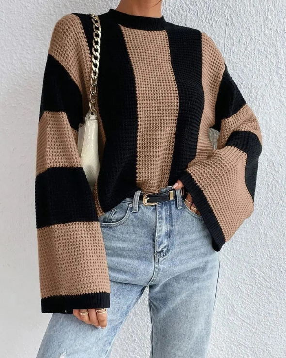 Casual striped sweater