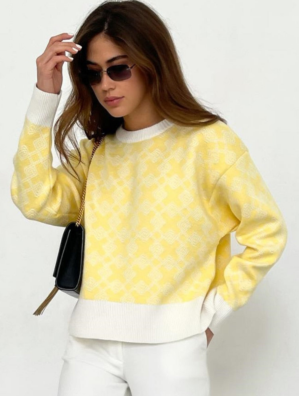 Geometric Design Sweatshirt