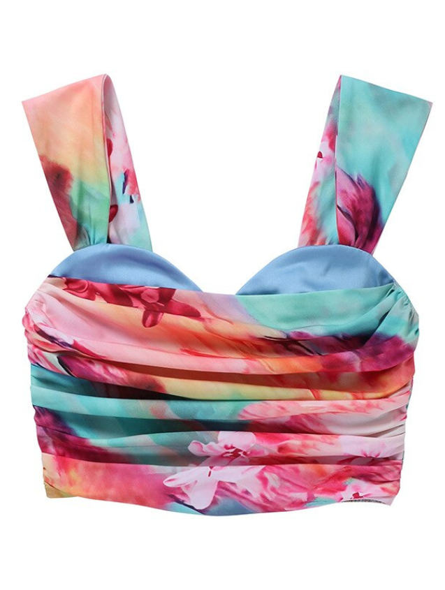 Tops Multicolor Backless